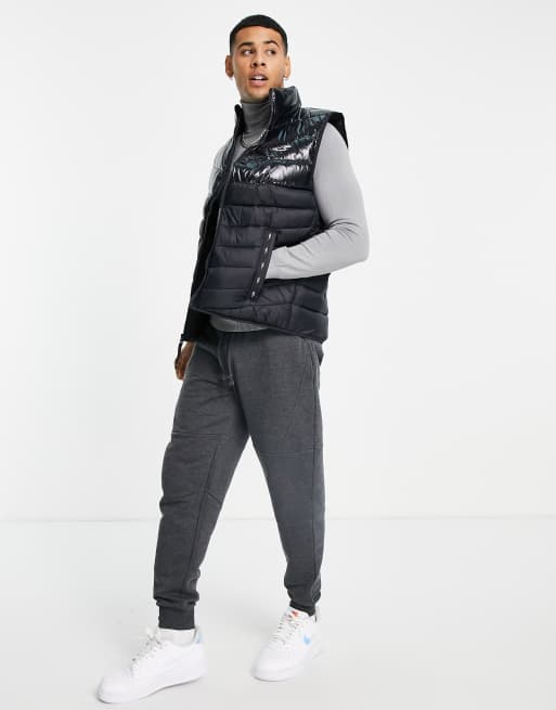Doudoune effet col montant hollister cheap