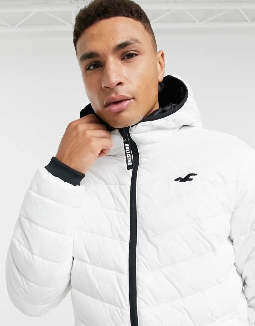 Veste hollister blanche on sale