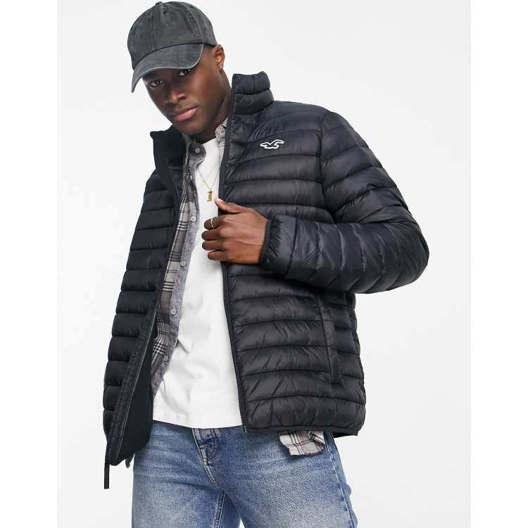 Doudoune effet col montant hollister store