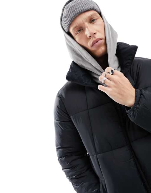 Doudoune noir hollister on sale