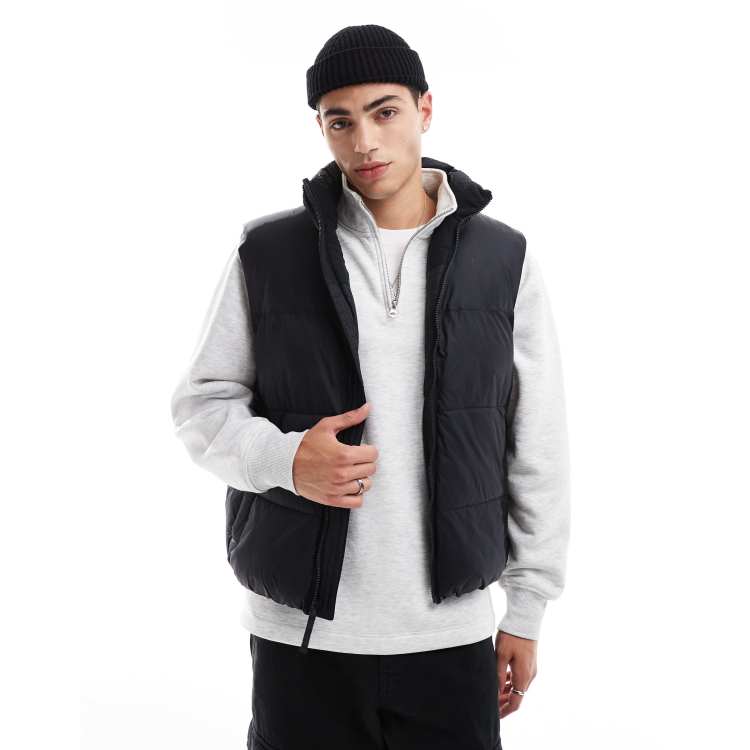 Hollister Doudoune sans manches Noir ASOS
