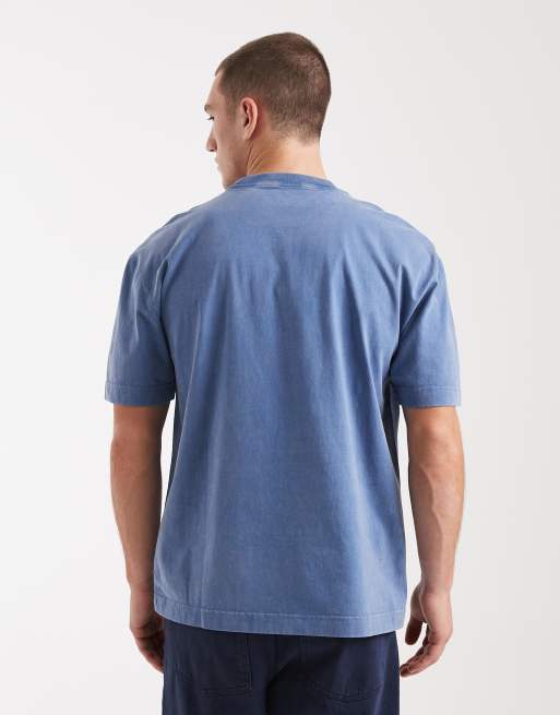 Hollister - Elevated - T-shirt met logo op de borst in blauw, 3 van 5