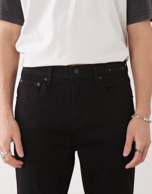 Hollister Eng geschnittene Jeans in Dunkelblau ASOS