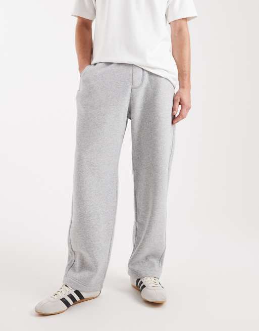 Hollister - Essential - Joggers ampi con fondo elasticizzato grigio chiaro, 2 di 5