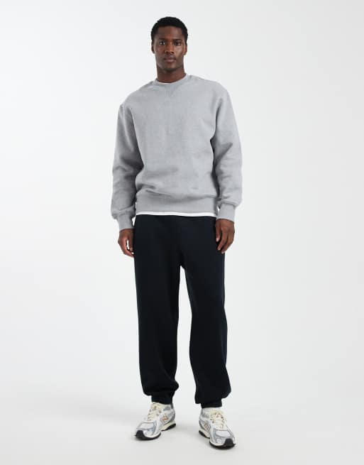 Hollister - Essential - Pantalon de jogging baggy à chevilles resserrées - Noir