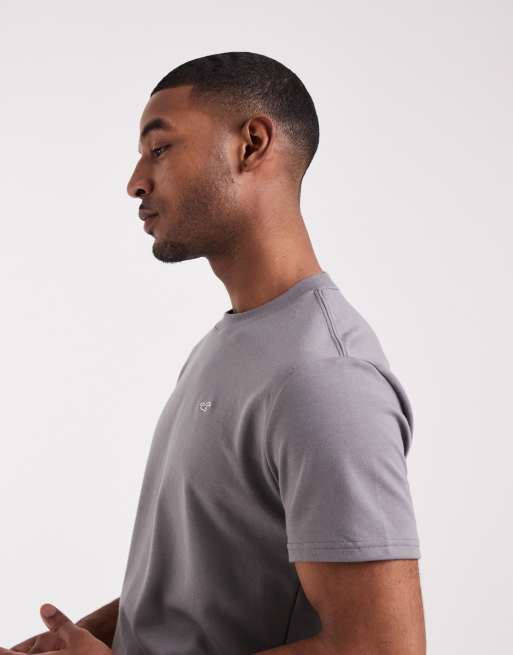 Hollister everyday icon logo t-shirt in grey, 4 of 5