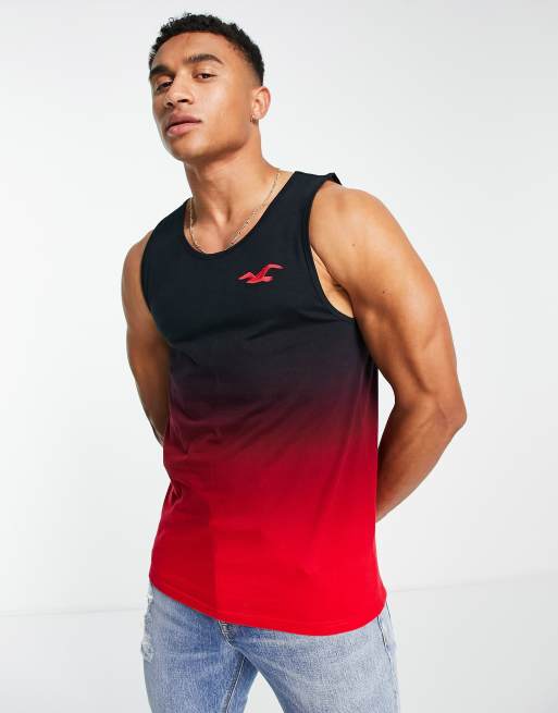 Hollister red tank top new arrivals