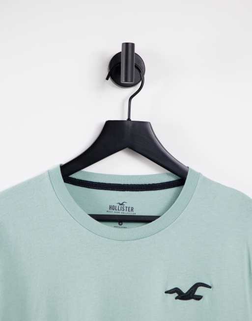 Hollister – Exploded Icon – Salviagrön t-shirt med logga, 3 av 4