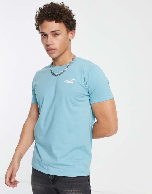 Light blue hollister shirt online