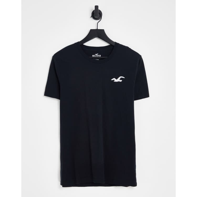 Hollister Exploded T Shirt in Schwarz mit Logosymbol ASOS