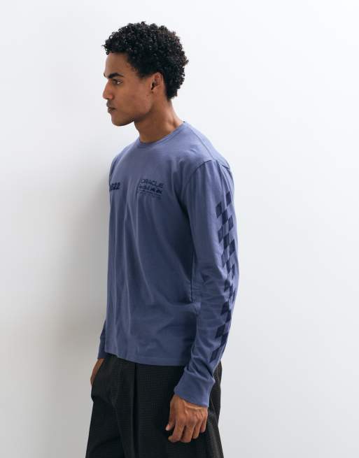 Hollister F1 graphic long sleeve t-shirt in navy, 2 of 5