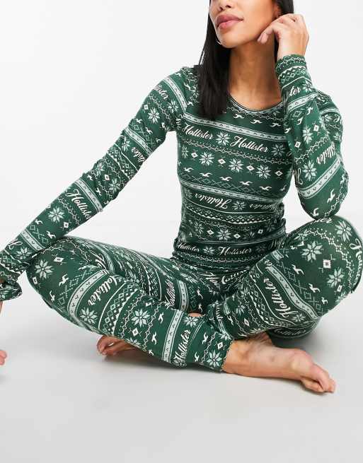 Hollister xmas pjs hot sale