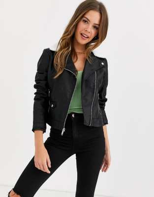 hollister biker jacket