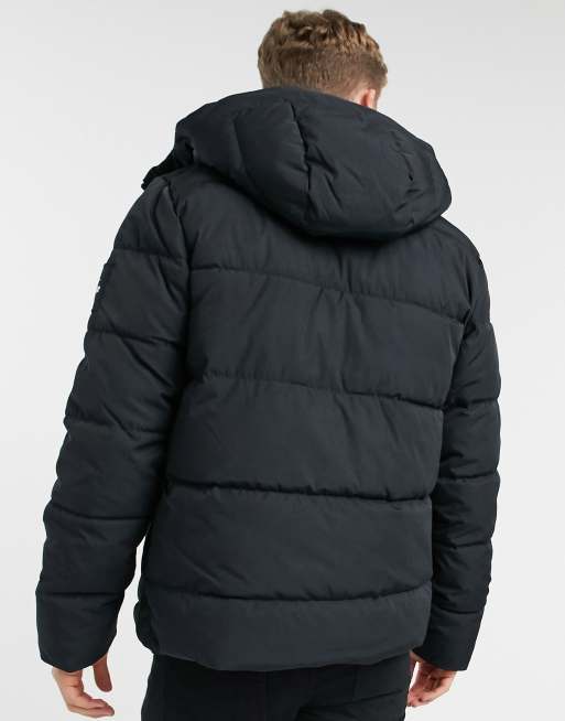Faux fur store lined puffer coat