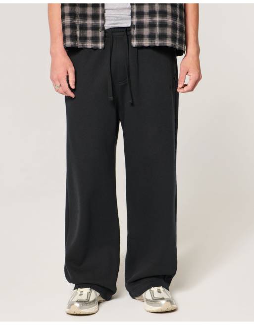 Hollister Feel good super baggy sweatpants in black, 2 of 5
