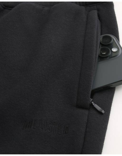 Hollister Feel good super baggy sweatpants in black, 5 of 5