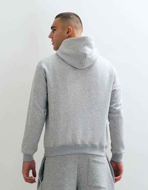 Hollister felpa con cappuccio comoda con logo icon in grigio, 4 di 5