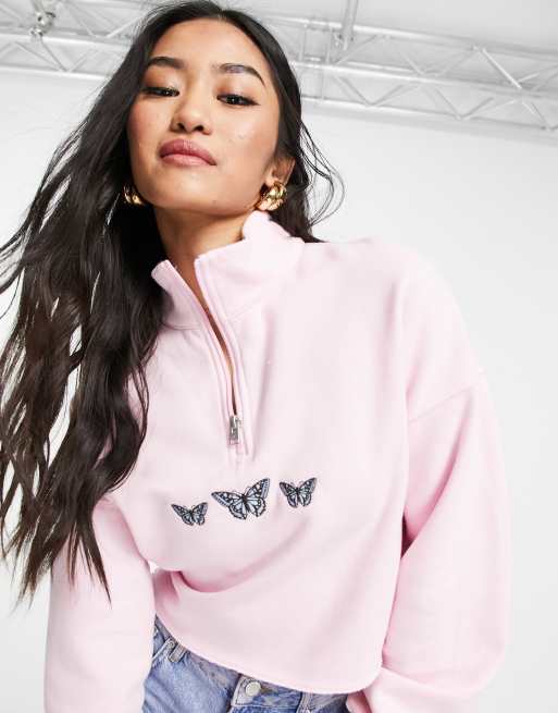 Felpa hollister rosa store