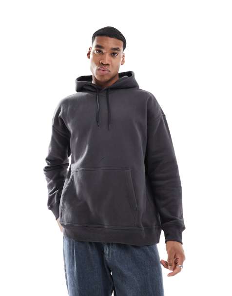 Hollister - Felpa grigia con cappuccio e logo - view 1