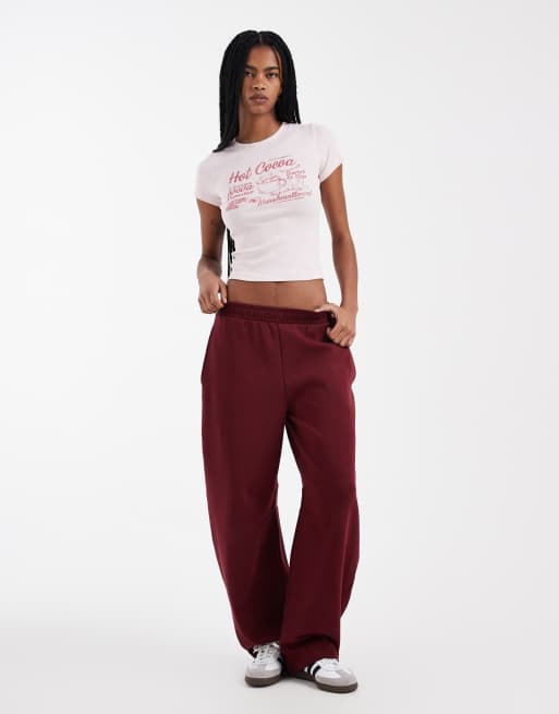 Hollister festive graphic T-shirt in light pink, 3 of 4