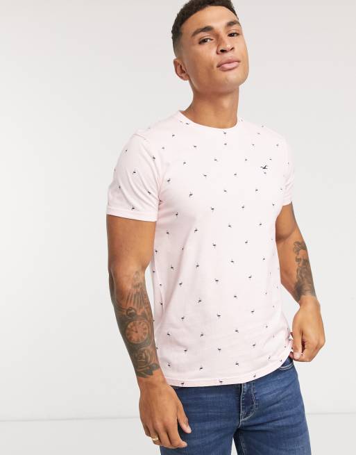Hollister flamingo shirt new arrivals