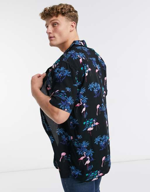 Hollister flamingo shirt hotsell