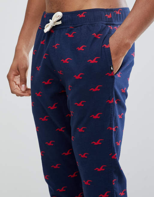 Hollister flannel sleep joggers best sale