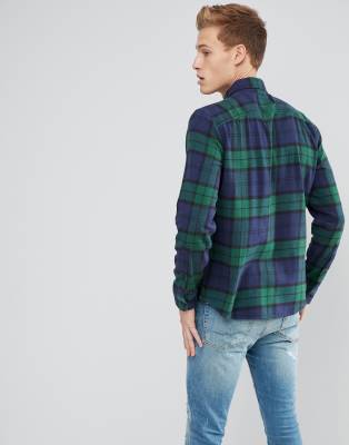 hollister green plaid pants