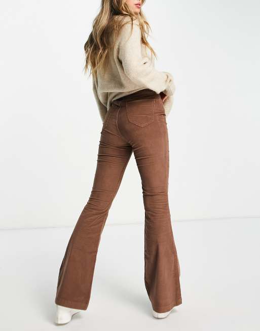 Flare cord pants deals