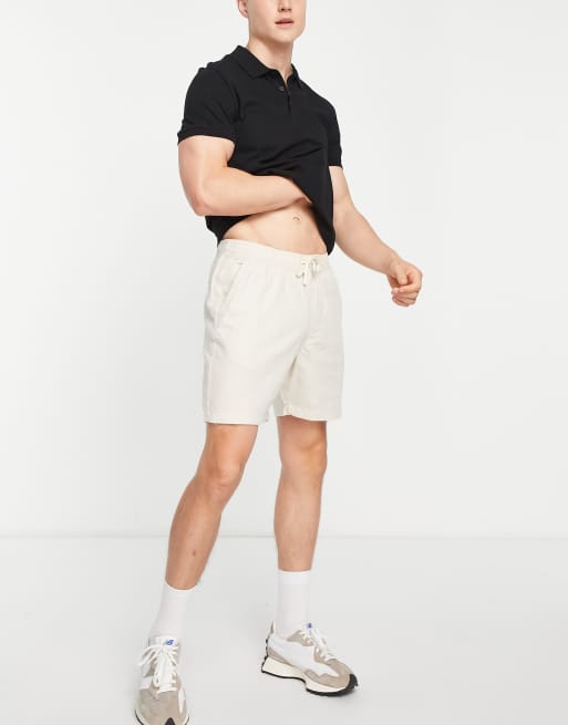 Khaki shorts hollister sales