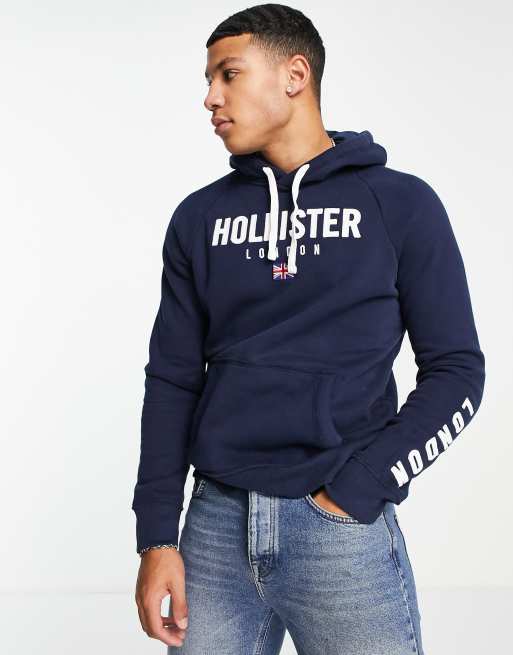 Hollister fleece hoodie clearance