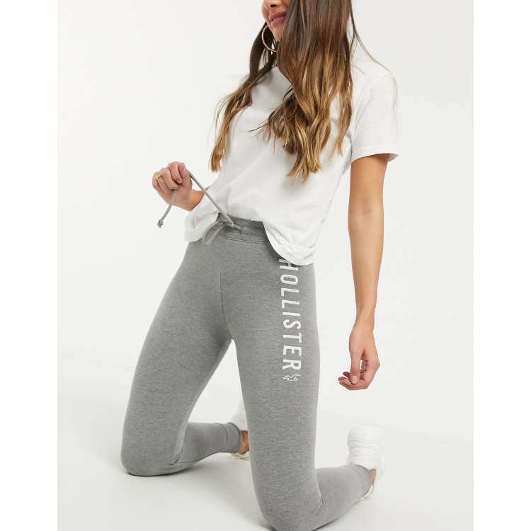 High rise fleece leggings hollister deals
