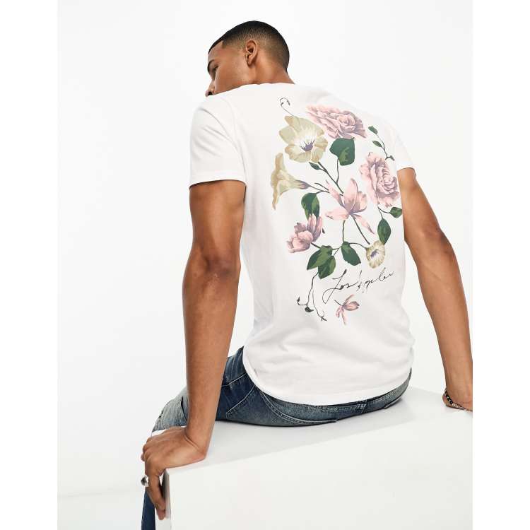 Hollister floral cheap t shirt