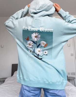 hollister floral hoodie