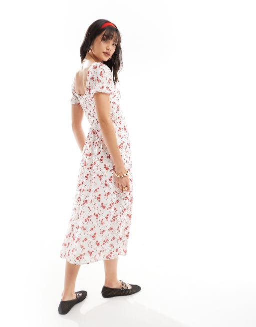 Hollister white floral dress outlet