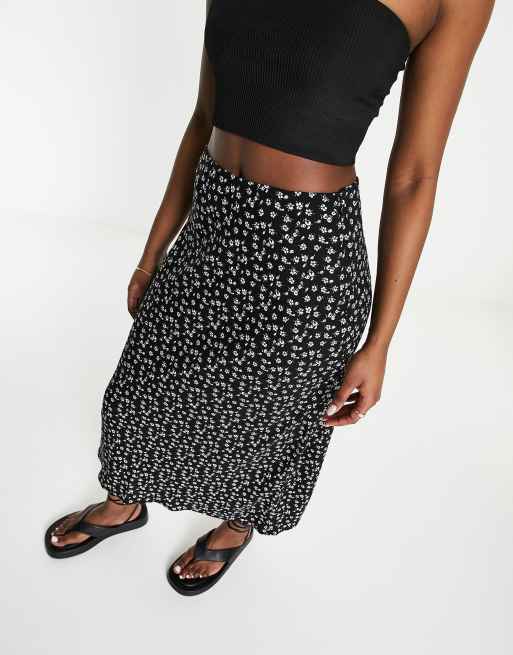 Midi skirt hollister on sale