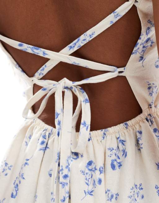 white linen lace dress Pearlman 25