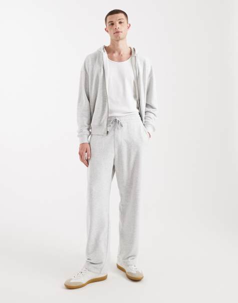 Hollister french terry logo joggers co-ord in grey