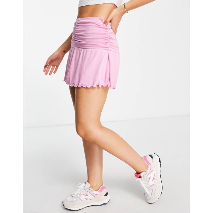 Pink skirt hollister best sale
