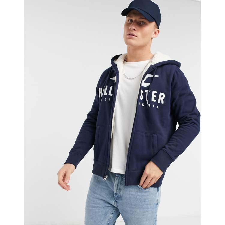 Hollister lined hoodie deals