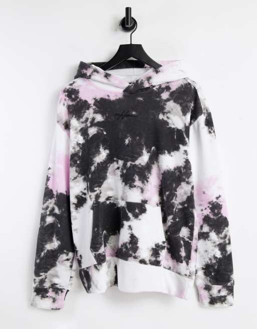 Black and pink hollister deals hoodie