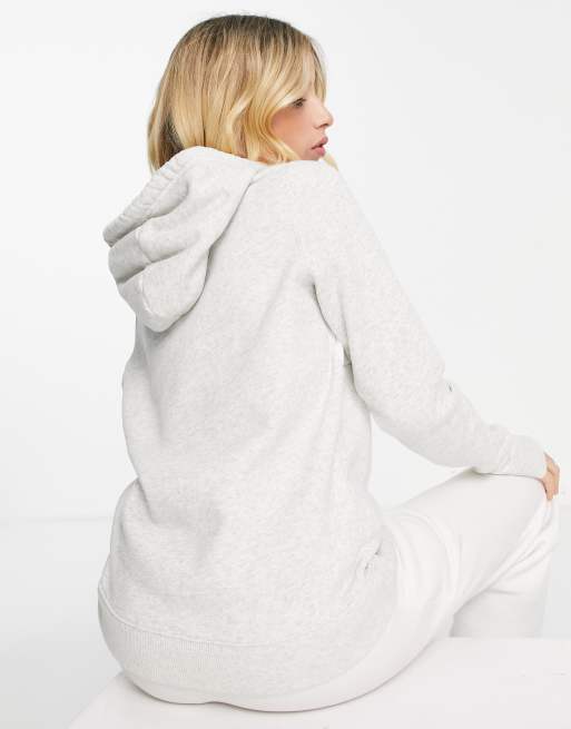 Hollister front logo hoodie in grey