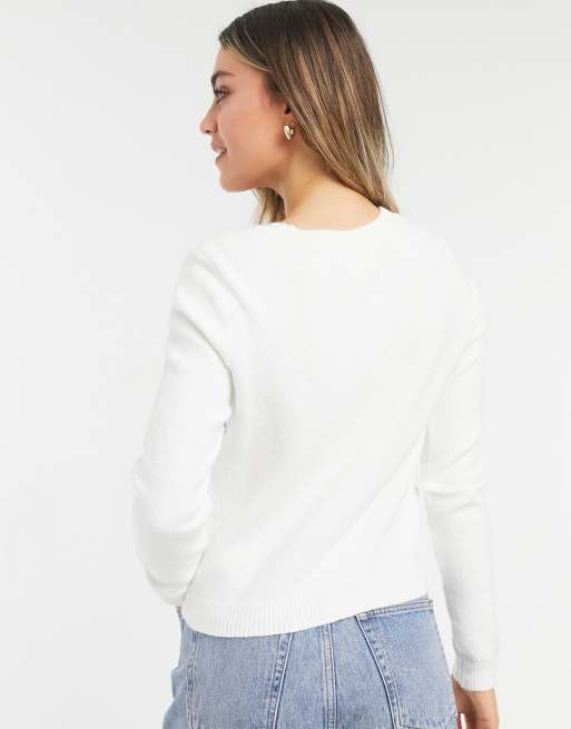 Hollister white hot sale sweater