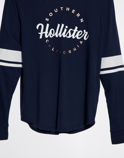 Hollister manche longue sales