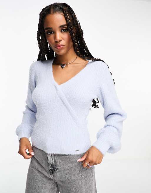 Free people sensual wrap cheap sweater