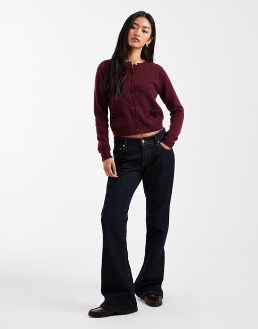Hollister - Gilet à détail nœuds - Rouge, 2 de 4