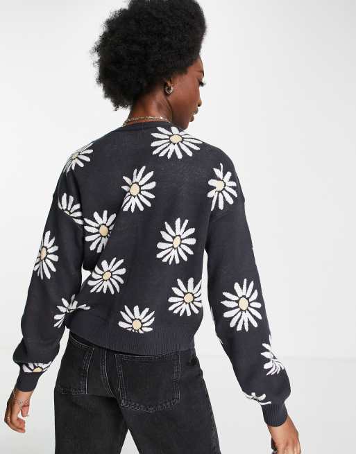 Hollister - Gilet à motif floral - Noir, 3 de 4