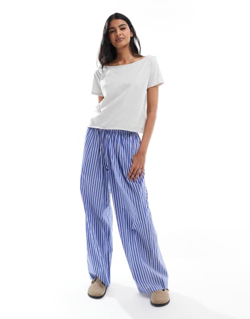 Hollister - Grå afslappet offshoulder-T-shirt med korte ærmer, 3 af 4