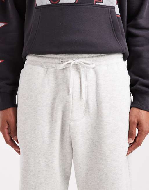Hollister – Grå, baggy mjukisbyxor med öppna muddar, 5 av 5