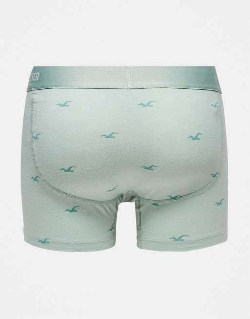 Hollister – Grå, gröna, röda, blå och svarta trunks med klassisk logga och tryck, 5-pack, 2 av 3